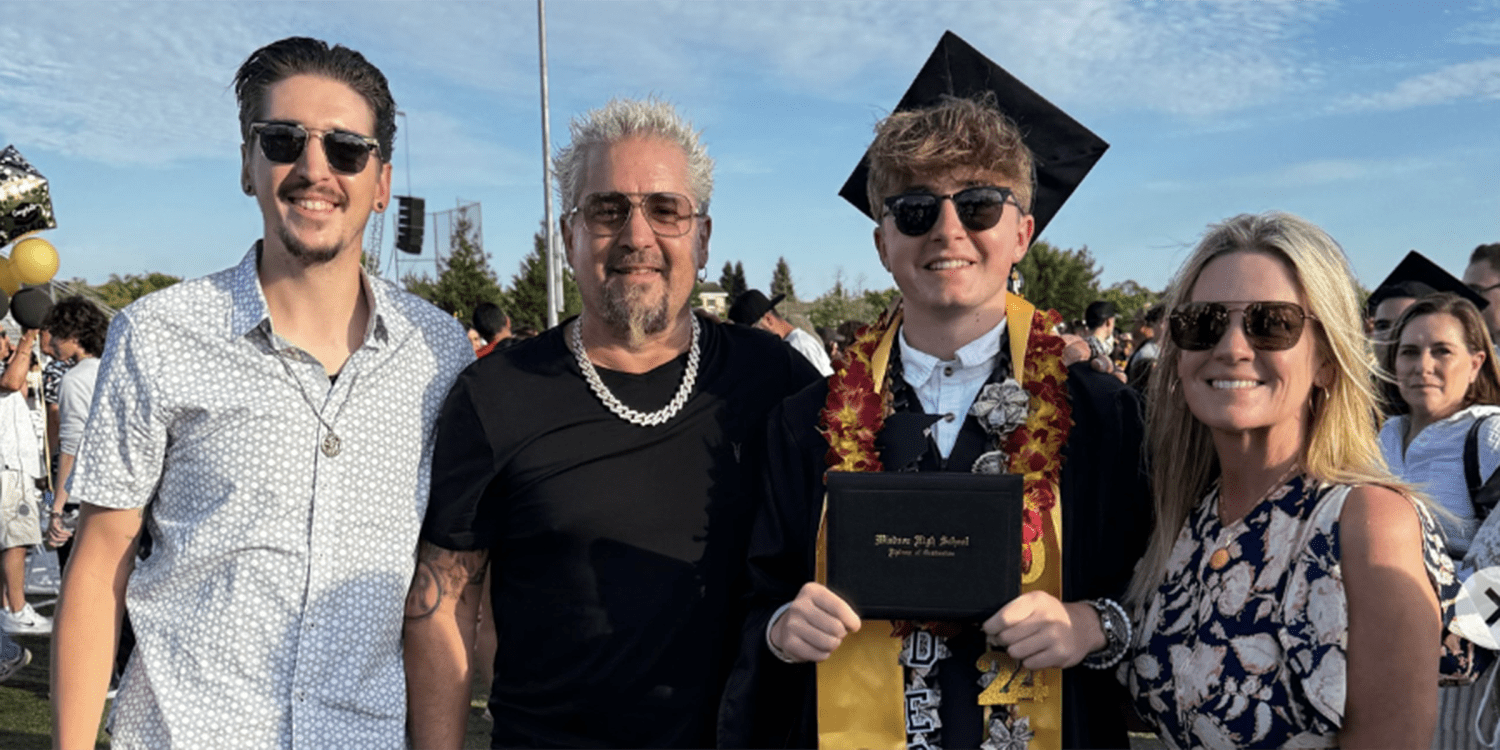 Guy Fieri shares sweet pics of son Ryder's high school graduation: 'So proud'