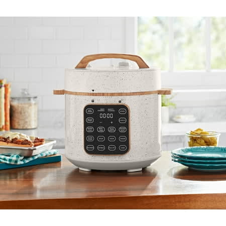 The Pioneer Woman Linen Speckle appliances: Digital toaster, more