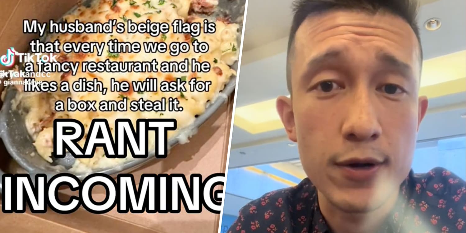 TikToker Calls Out Husband Stealing Dishes From Restaurants