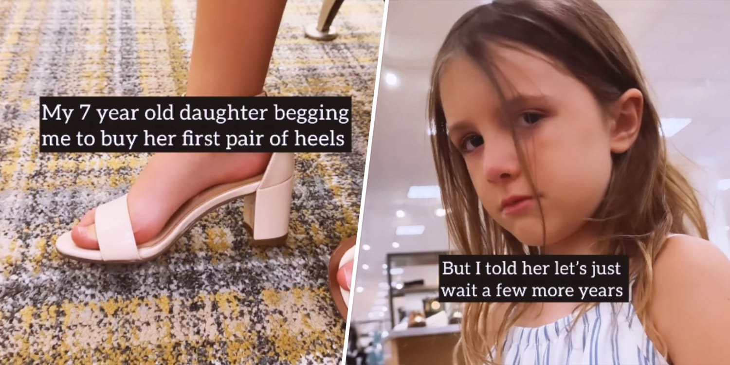 When is it OK for kids to wear heels? The internet is divided