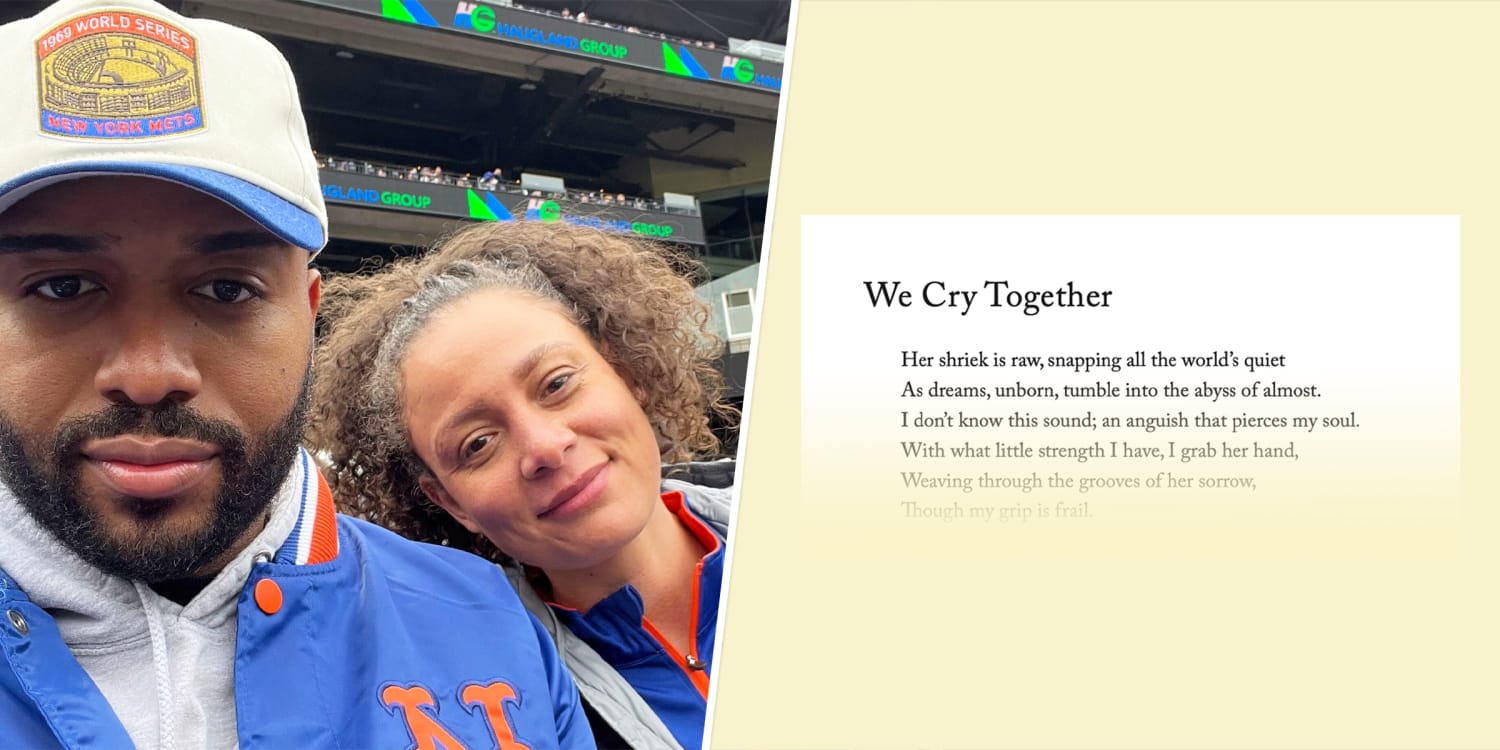 He wrote a poem about his wife’s miscarriage. The last line will have you in tears