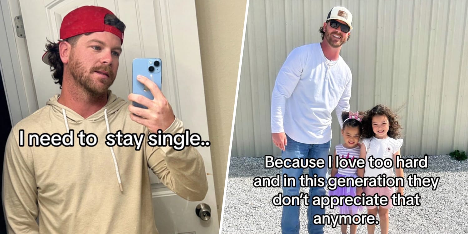 Cringe or catch? Women are going wild on TikTok for this single dad looking for love  