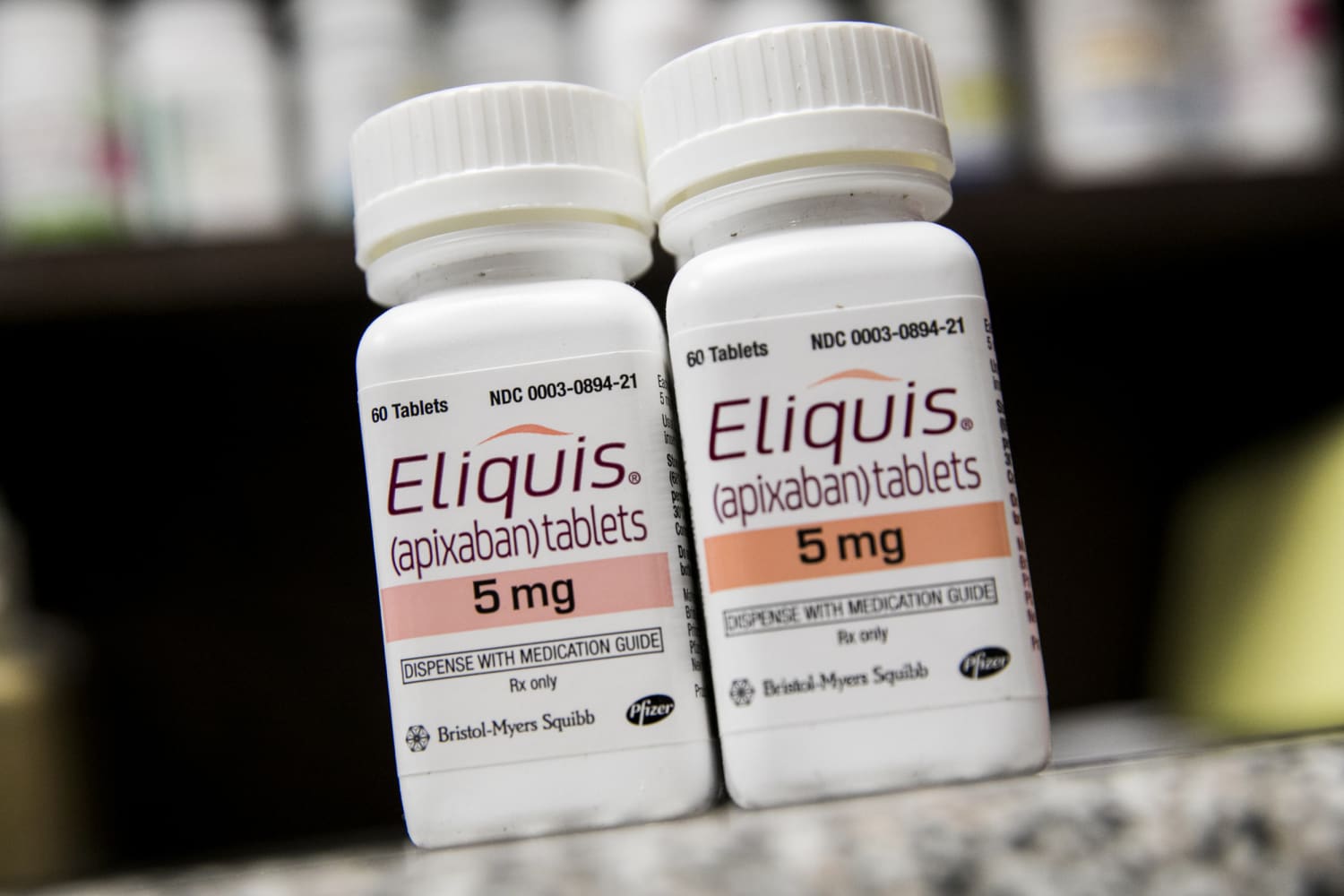 Eliquis 5 Mg Apixaban Blood Thinner Medication