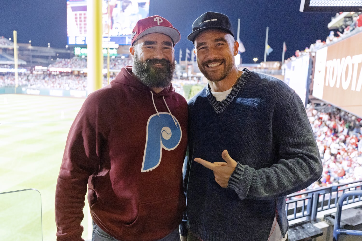 Football brothers Jason and Travis Kelce sign new podcast deal with Amazon