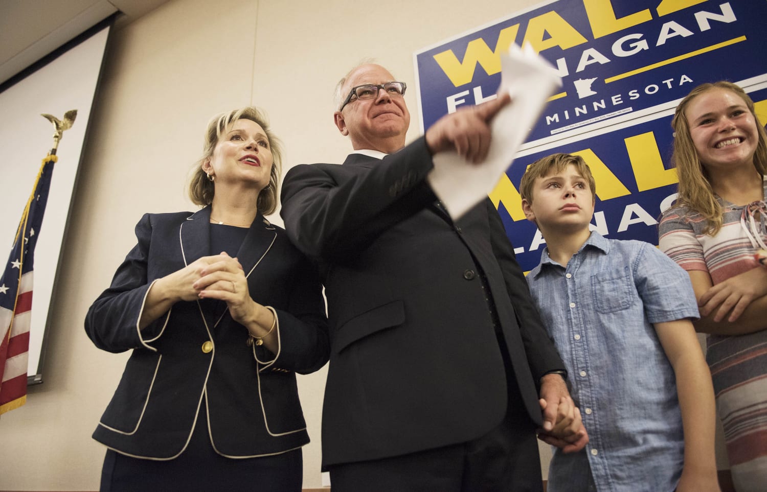 Tim Walz has 2 kids: Meet Hope and Gus