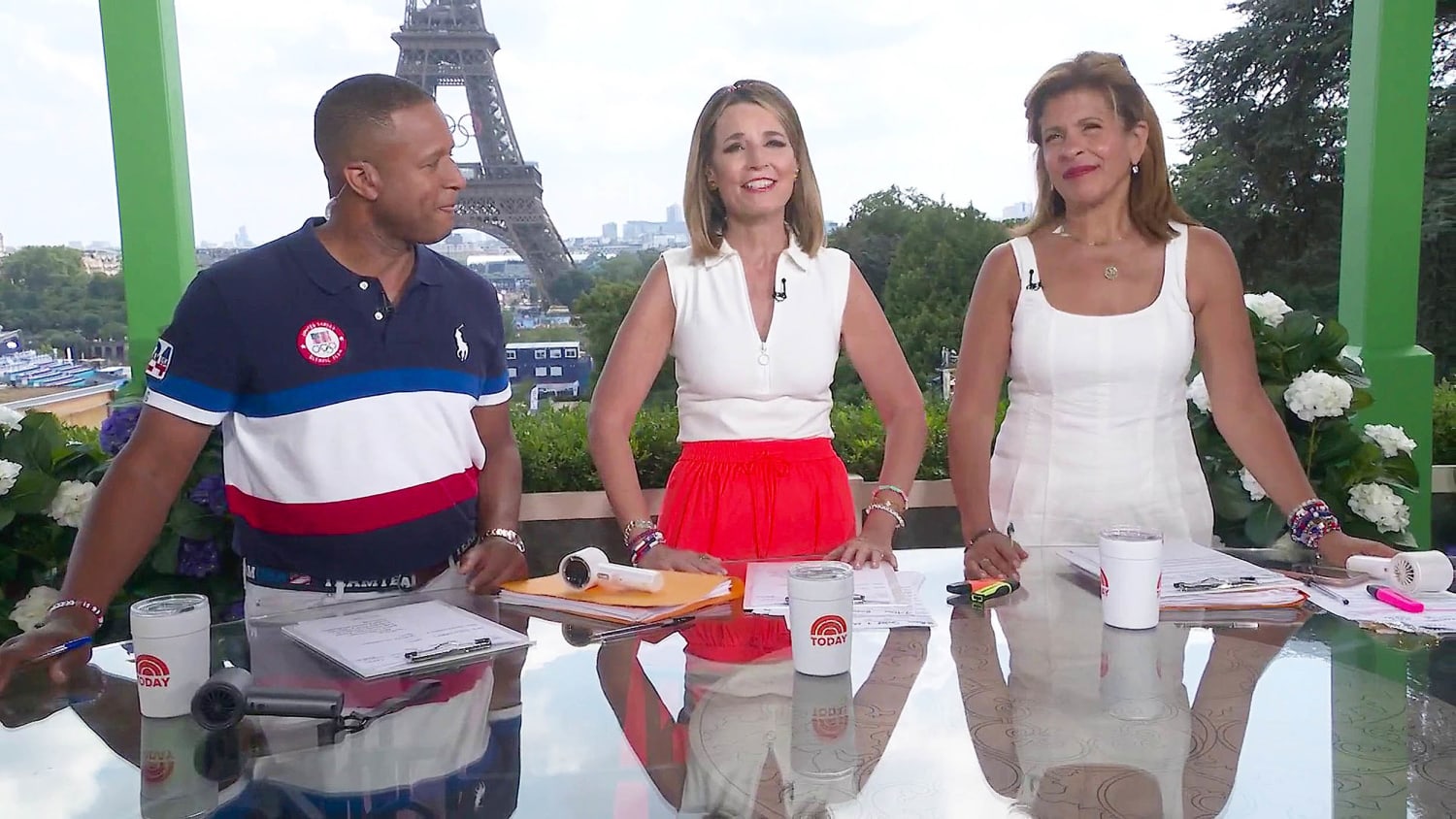 See the special messages TODAY anchors' kids sent to them at the Paris Olympics