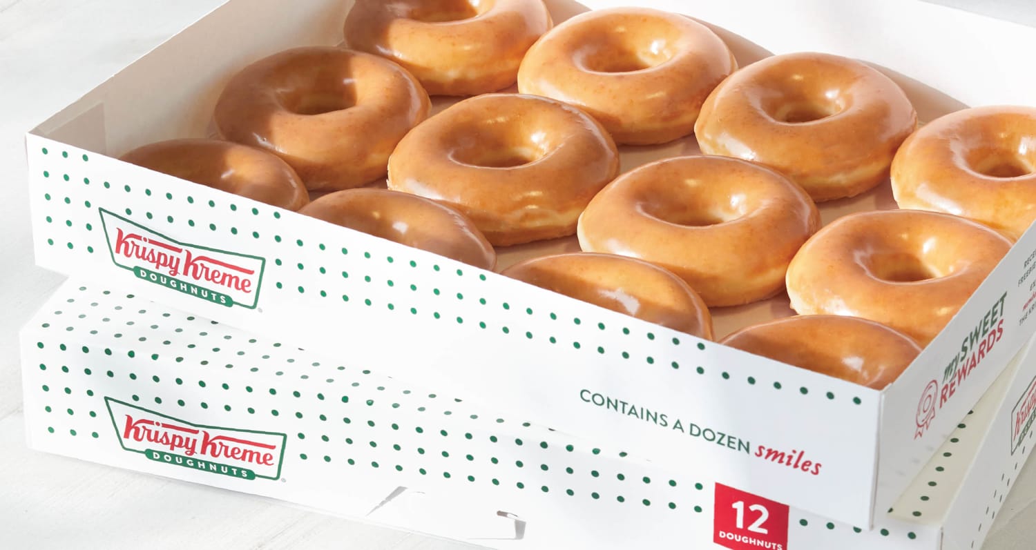 Krispy Kreme is selling a dozen doughnuts for 13 cents — but only for one day