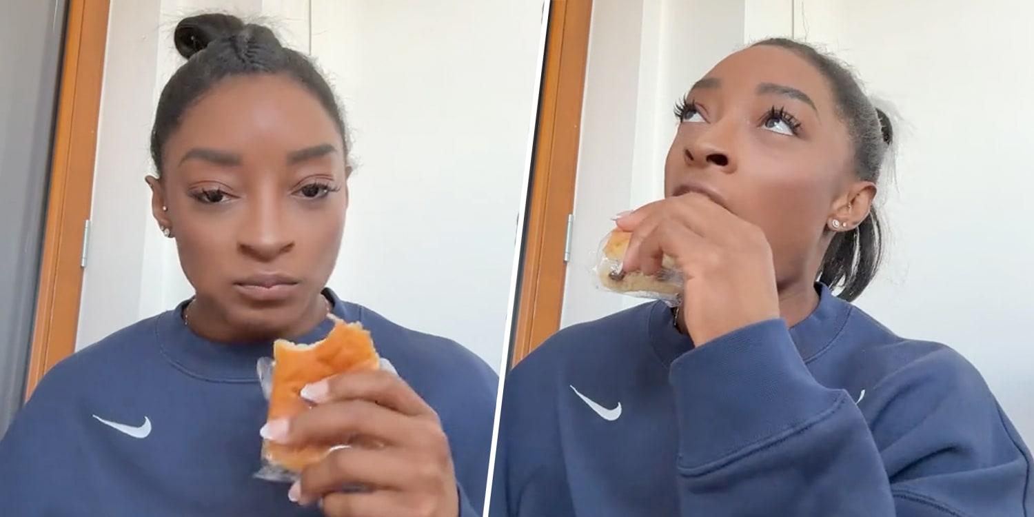 Simone Biles has thoughts on the Olympic Village's controversial food