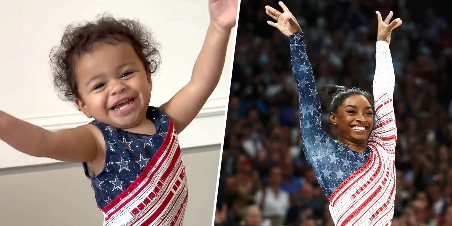 You'll flip over these photos of Simone Biles' niece twinning with her aunt