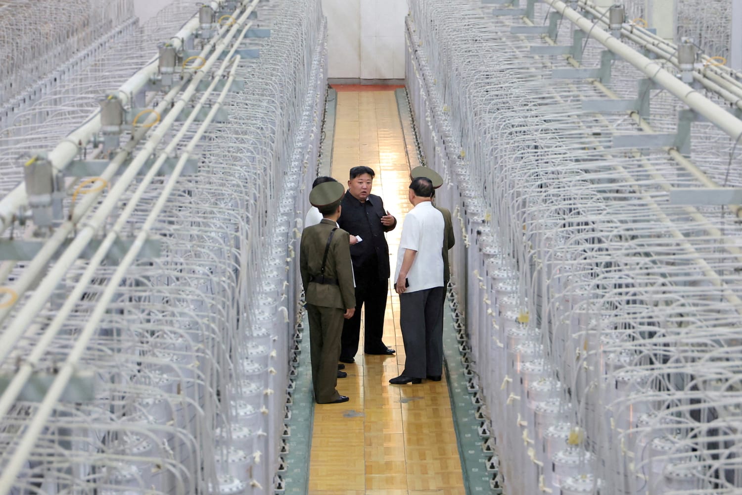 Kim Jong Un tours North Korea uranium enrichment facility in rare nuclear  program photos