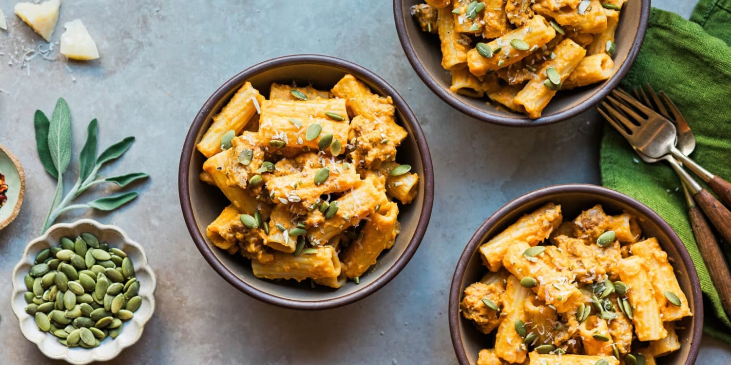 One-pot chicken and potatoes, pumpkin pasta and more easy recipes to make this week