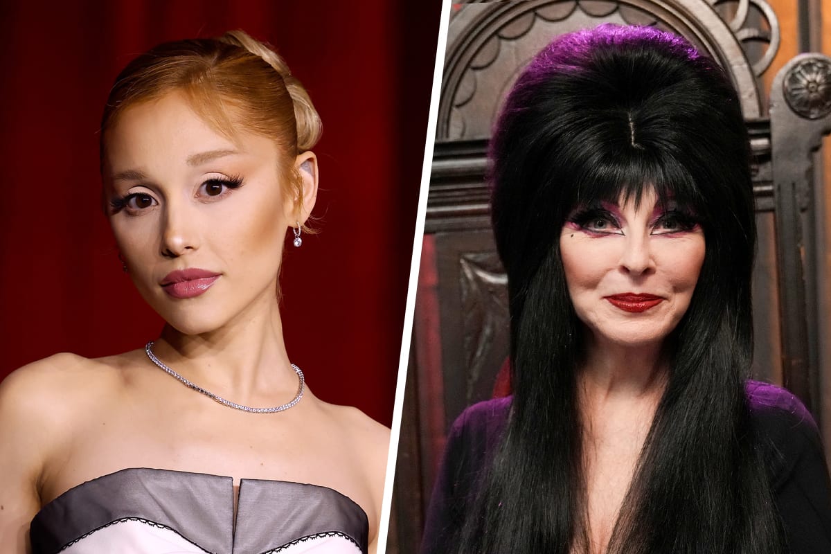 Ariana Grande apologizes to Elvira over photo snub 7 years ago, blames  anxiety attack, image size:1200x800