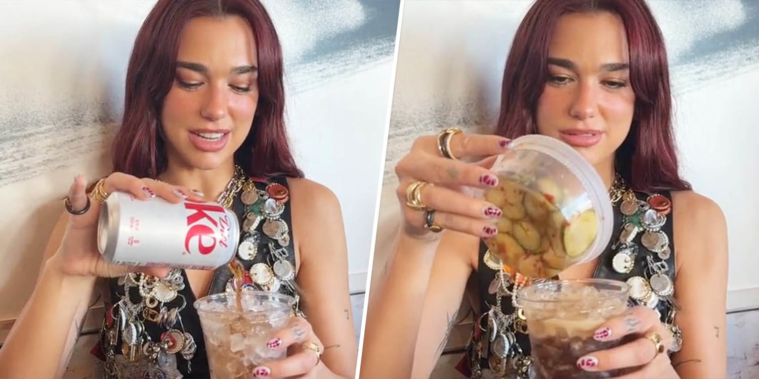 Dua Lipa puts pickle and jalapeño juice in her Diet Coke, so Hoda and Jenna tried it