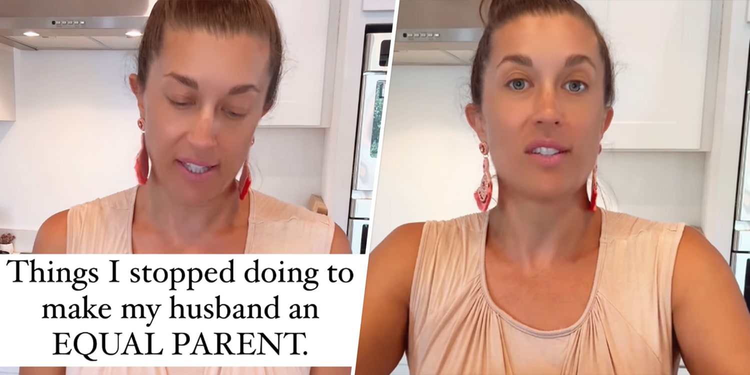 The ‘kind of harsh’ way this mom gets her husband to be an ‘equal parent’ 