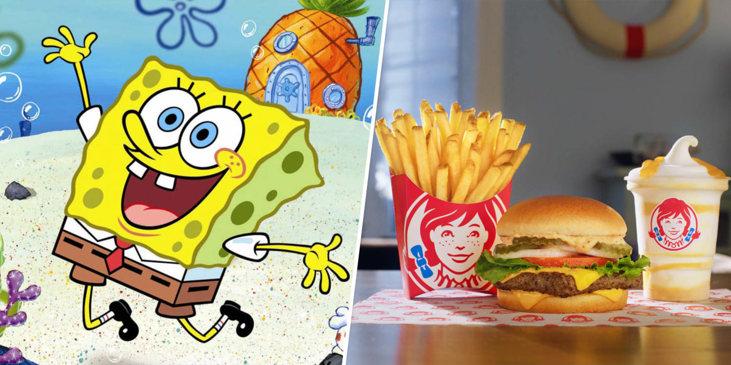 Are you ready, kids? Wendy's 'SpongeBob' Krabby Patty and Frosty are officially here