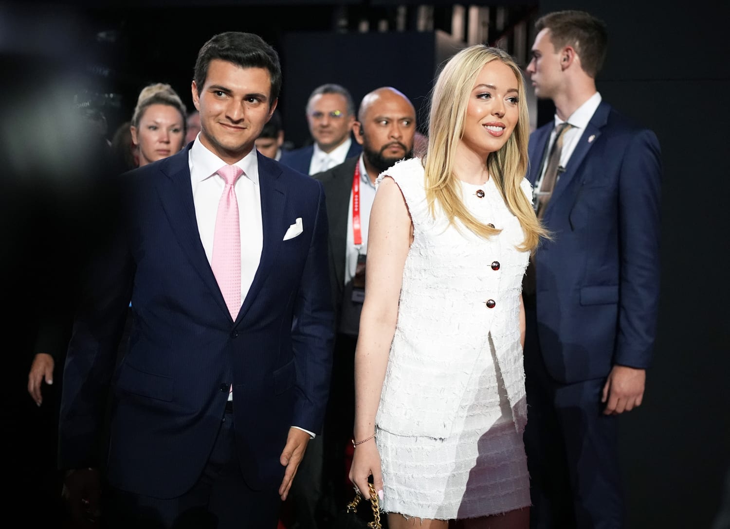 Tiffany Trump is expecting her first child with husband Michael Boulos, Donald Trump shares