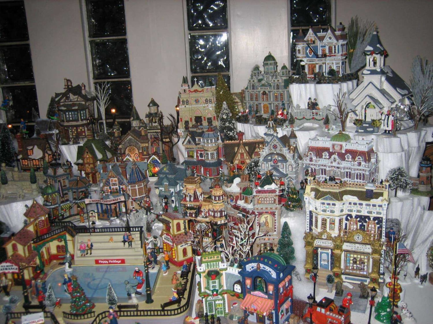 My dad loved his Christmas village. When he died, I didn't know what to do with it