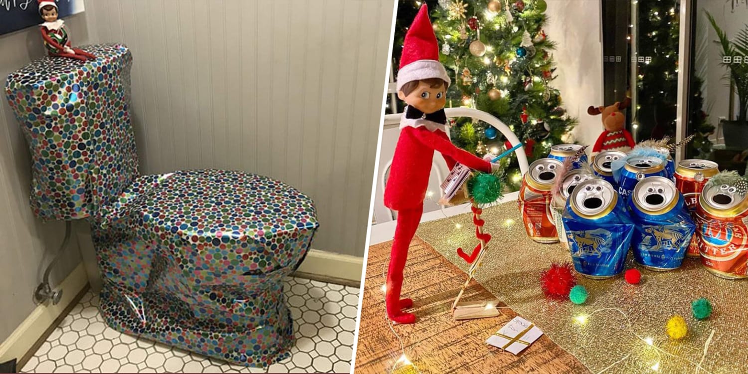 28 funny Elf on the Shelf ideas to try at home