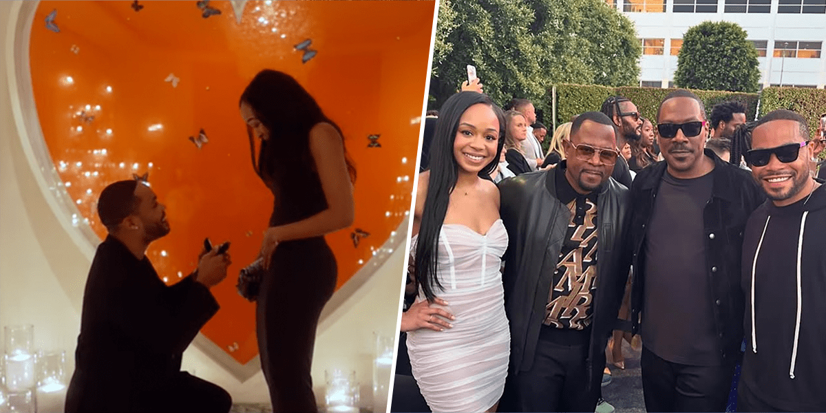 Eddie Murphy's son Eric and Martin Lawrence's daughter Jasmin are engaged!  