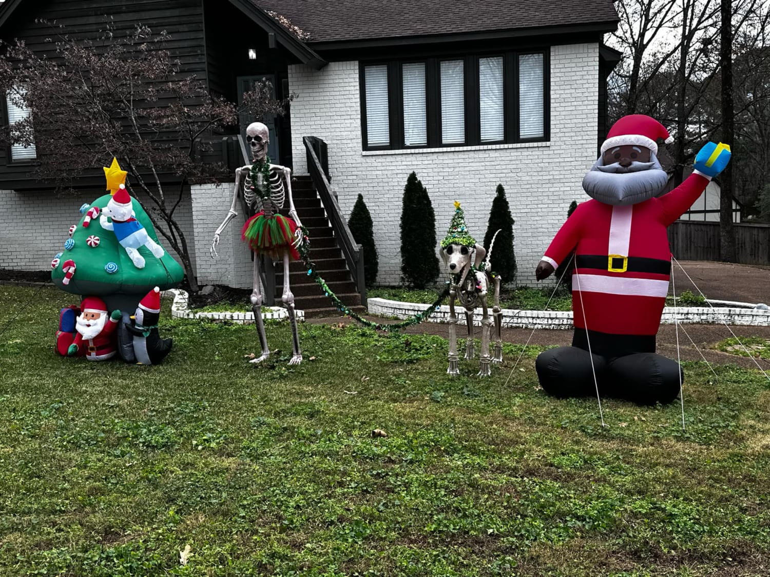 Mom loves her 8-foot Halloween skeleton so much, she's fighting the city to keep it up all year