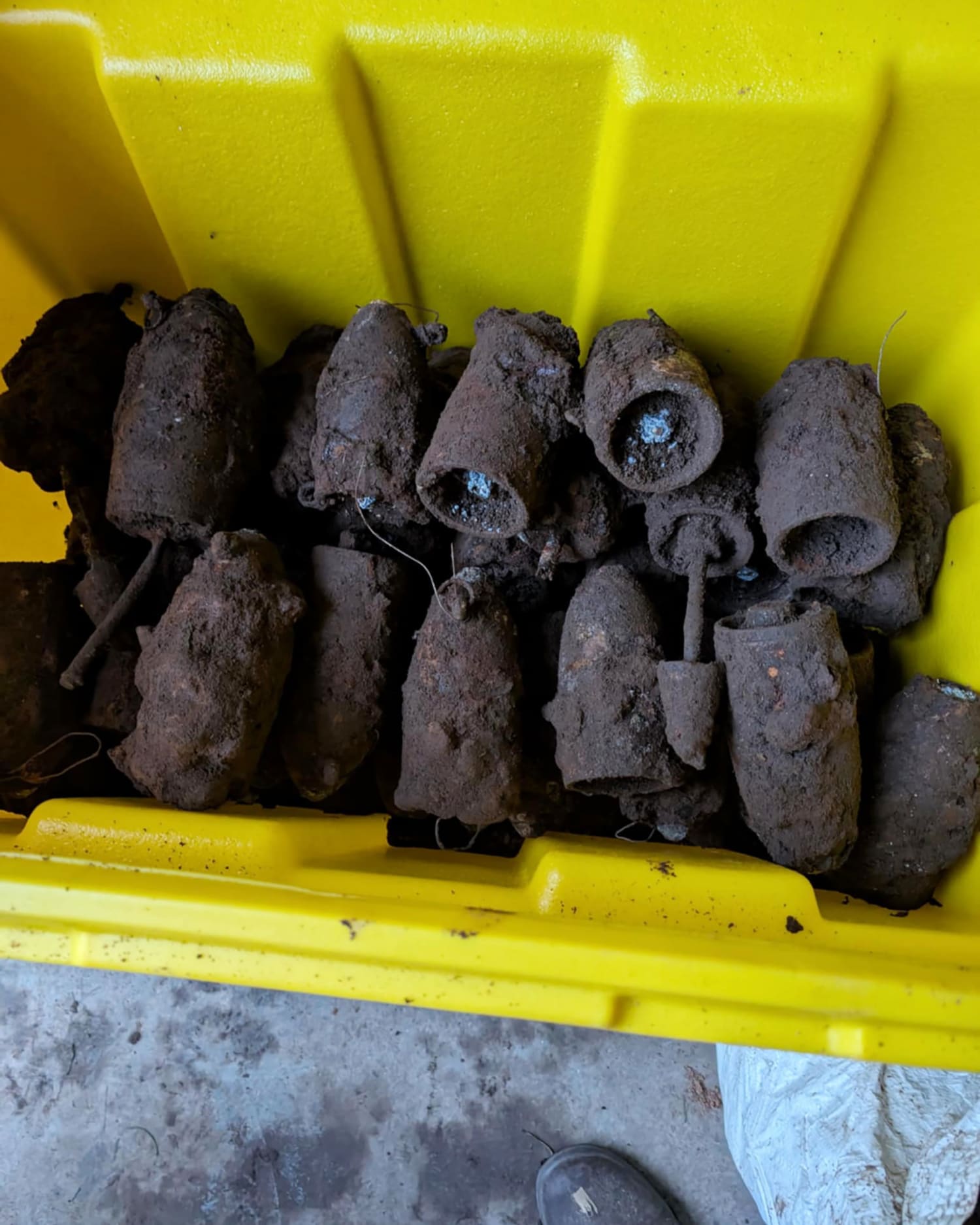 Dozens of World War II bombs unearthed at children's playground in