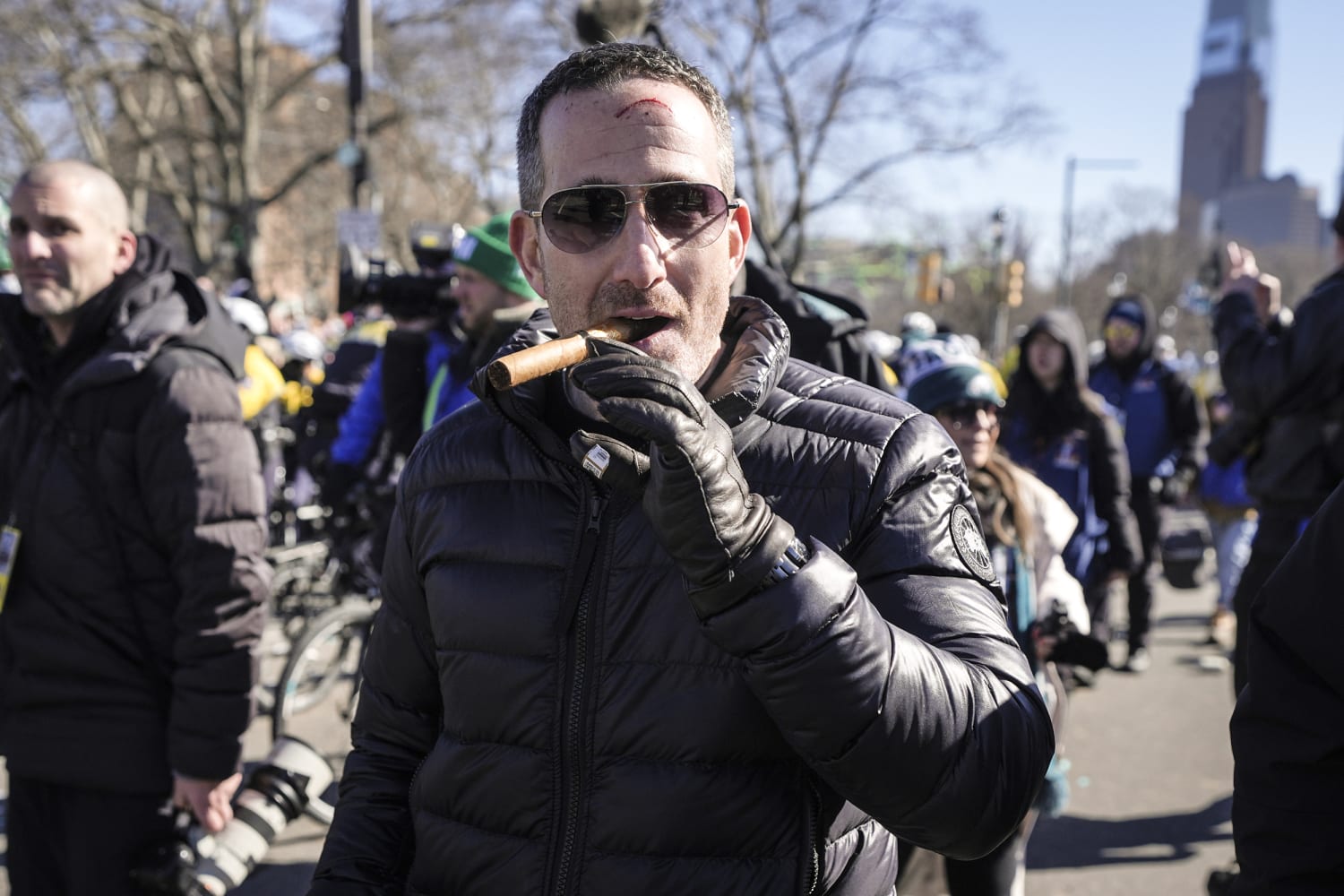 Eagles GM Howie Roseman after getting wounded by beer at Super Bowl parade:  'I bleed for this city'