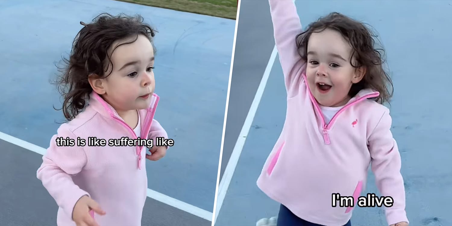 3-year-old describes running perfectly in viral video: ‘This is, like, suffering’