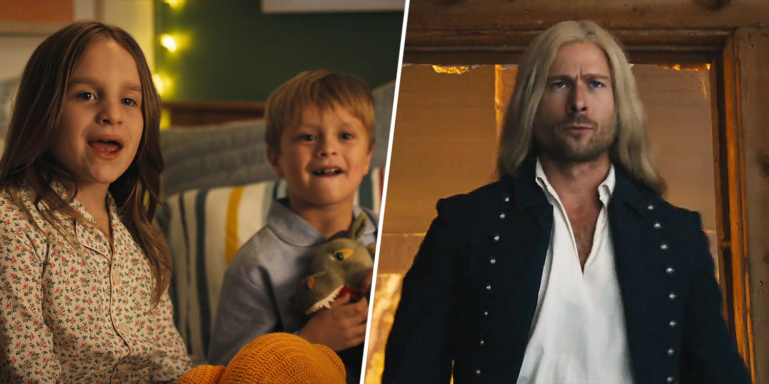 EXCLUSIVE: Glen Powell plays 'Goldilocks' in Super Bowl ad, starring his niece and nephew