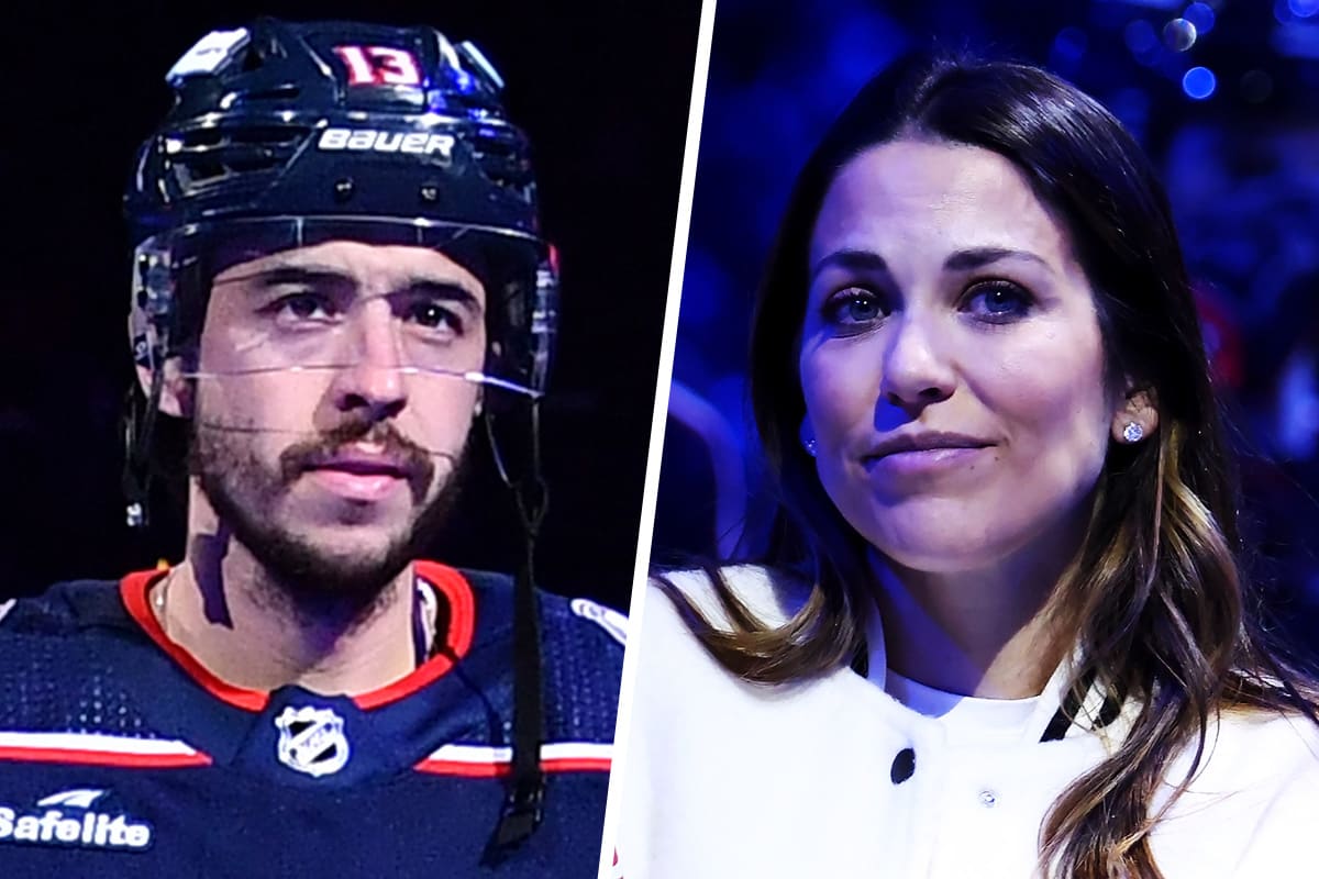 NHL star Johnny Gaudreau’s wife welcomes baby boy 7 months after he was killed in bicycle crash