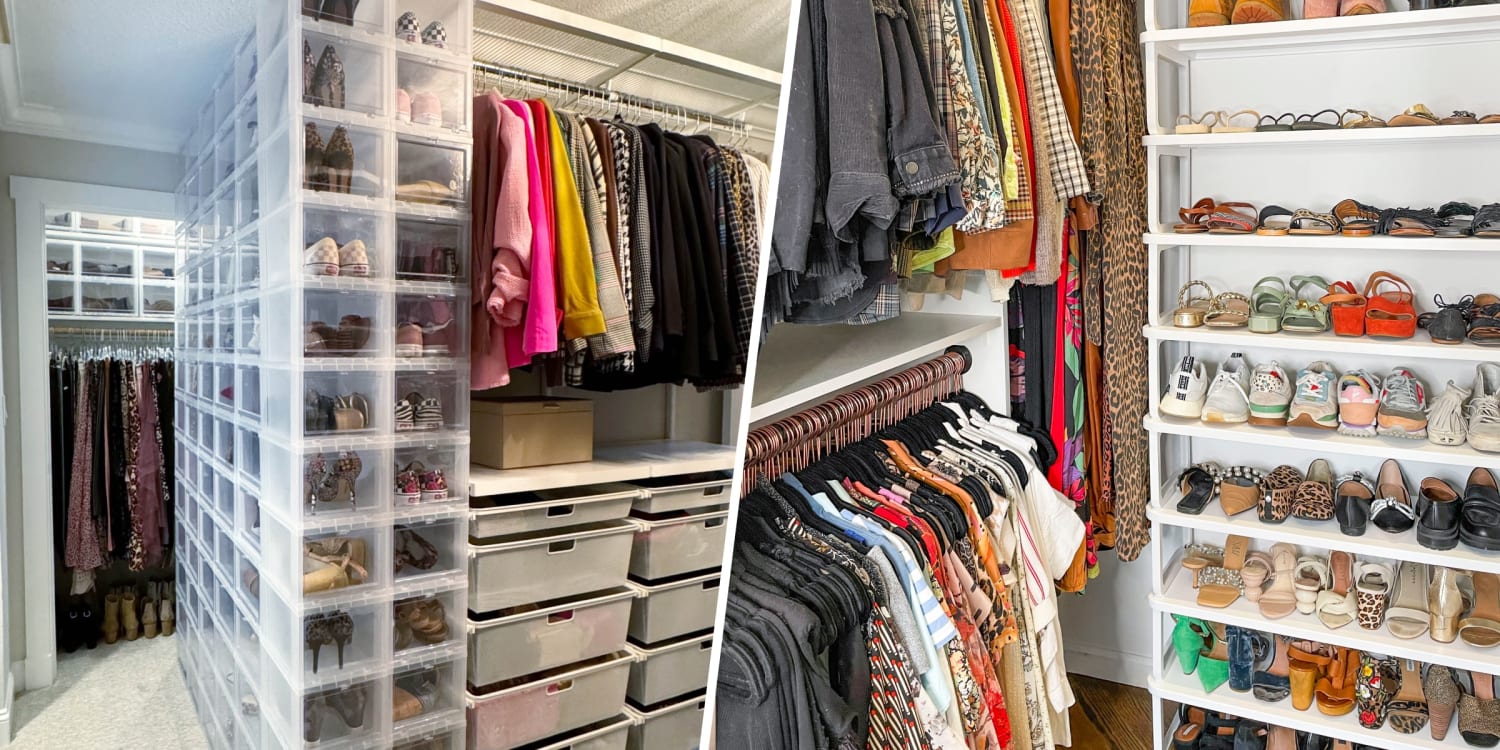 Clothes Best Way To Store Shoes In Closet Closet Small Apartment