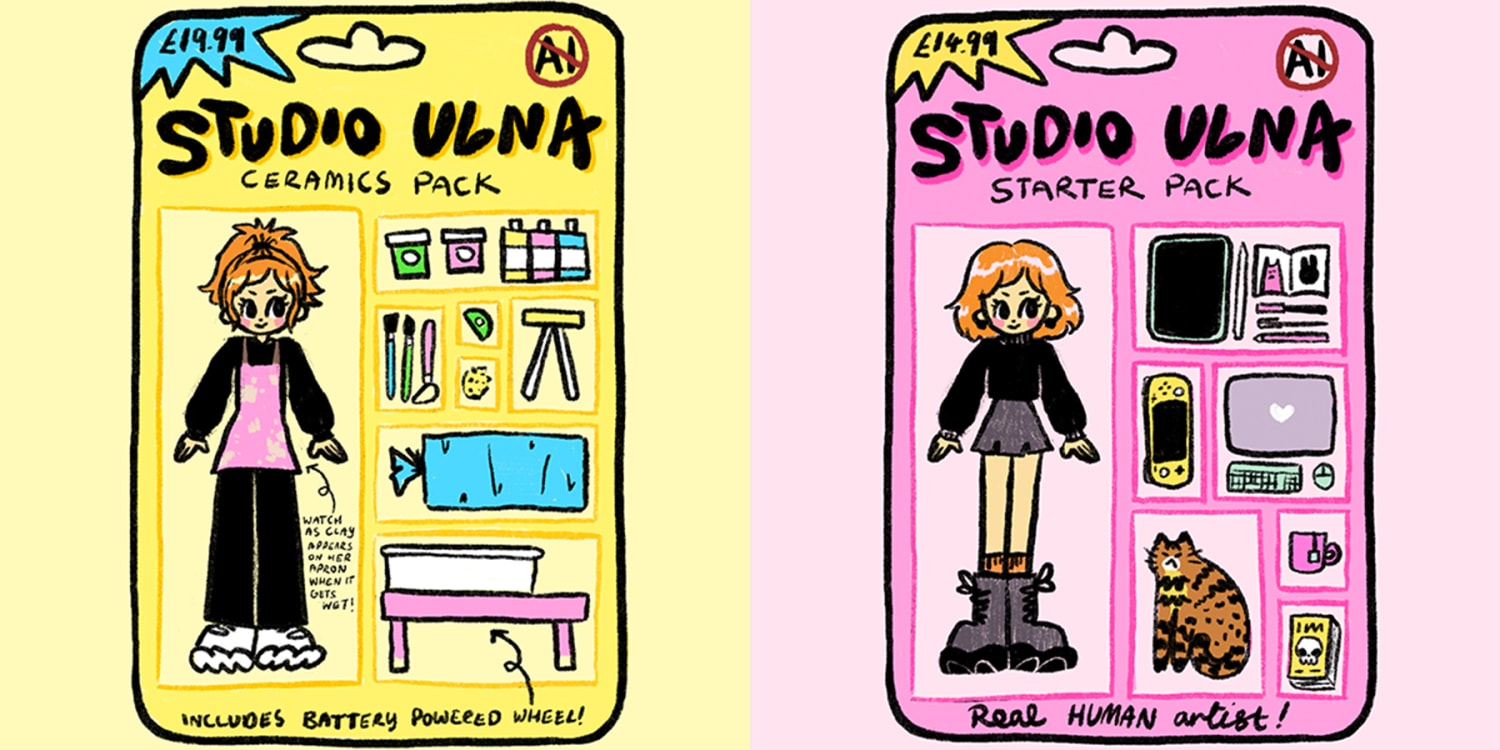 AI-generated action figures were all over social media. Then, artists took  over with hand-drawn versions.