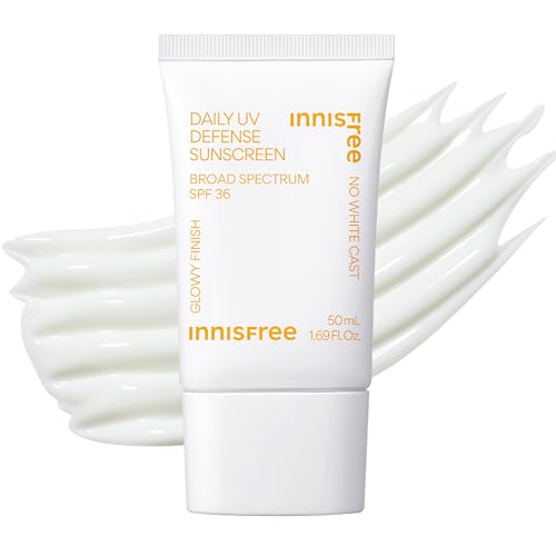 Innisfree Daily UV Defense sunscreen SPF 36 Korean sunscreen 2026 no white cast
