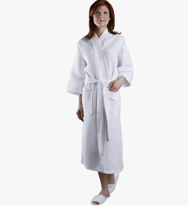 Monarch Kimono Waffle Spa Robe - Mother's Day Gifts