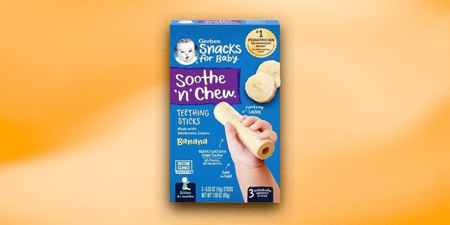 Baby teething sticks recalled for choking hazard remain on shelves, Gerber alerts