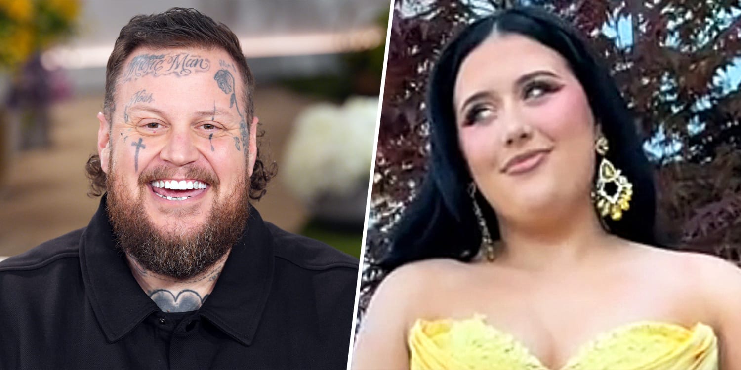 Jelly Roll is every proud dad watching his teen get ready for prom in this year's 'it' dress