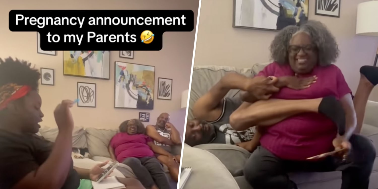 Future grandparents are totally stumped by daughter's 'bun in the oven' hint in viral video 