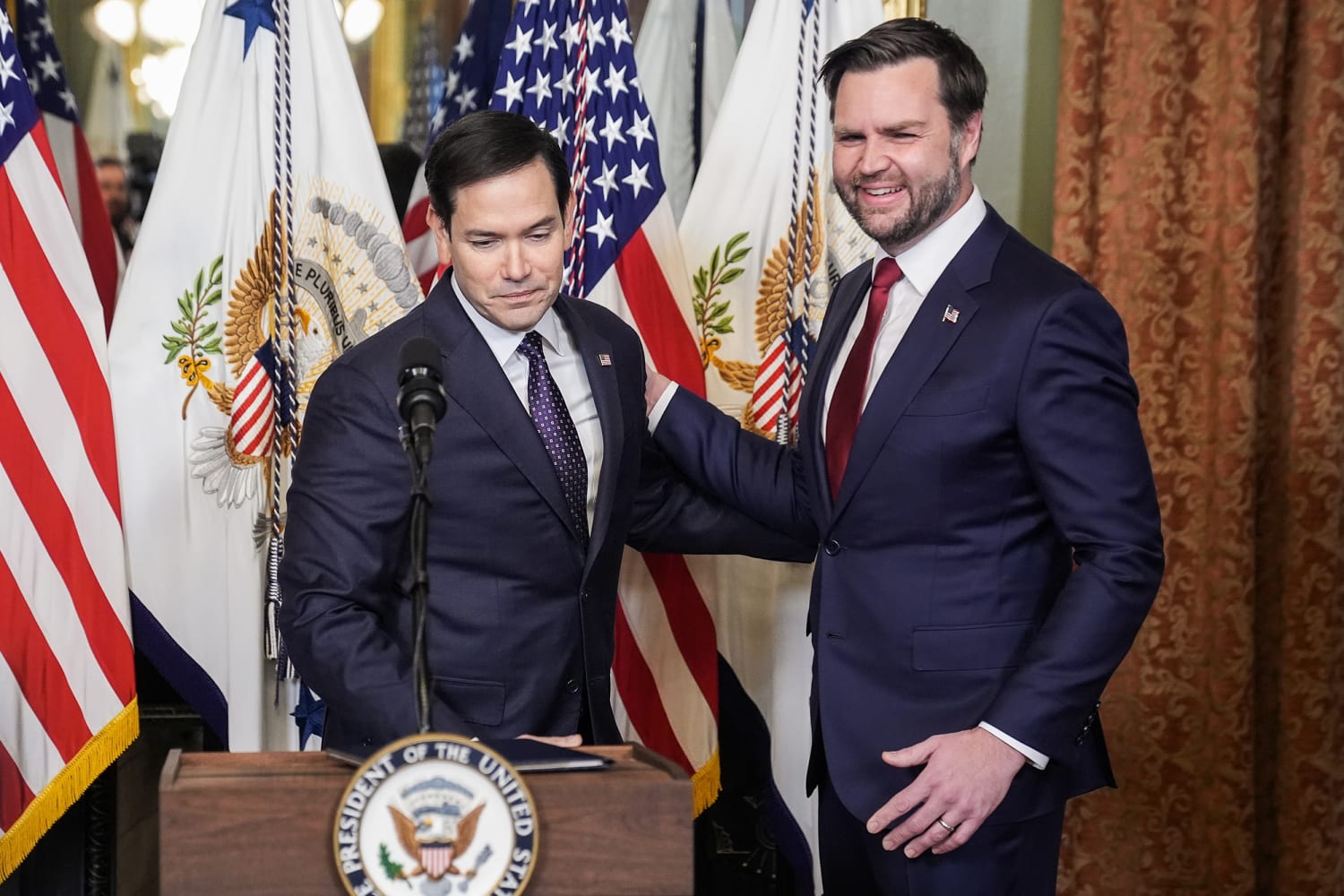 Trump elevates Marco Rubio and JD Vance as potential successors in 2028