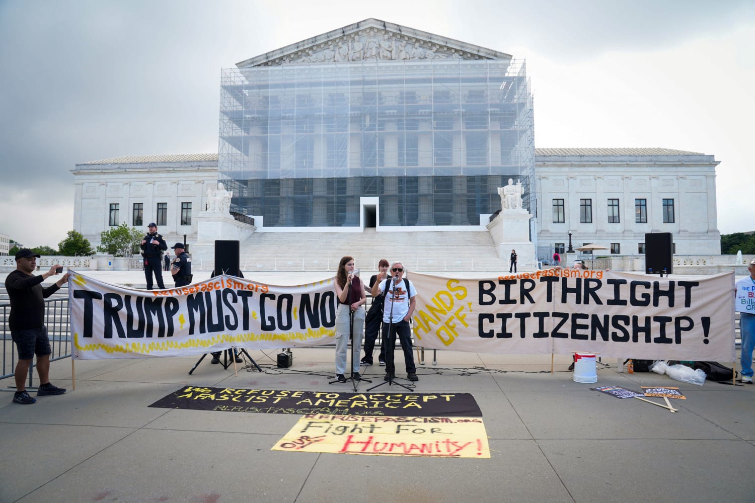 Supreme Court weighs Trump plea to implement plan on birthright