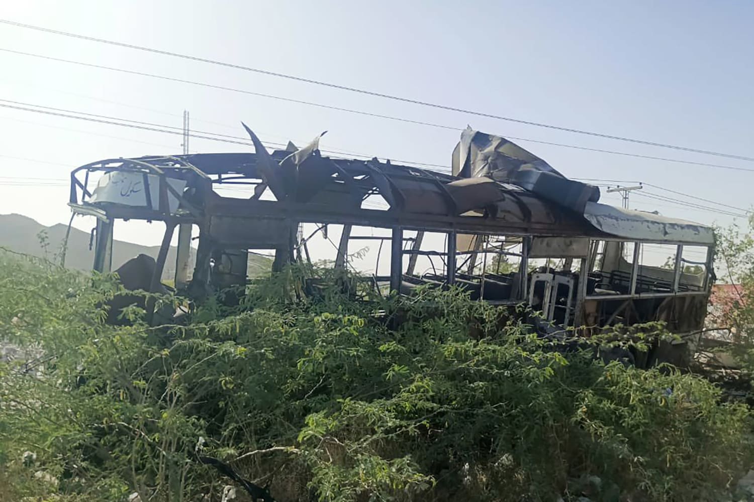 Blast targeting school bus kills four children in Pakistan's