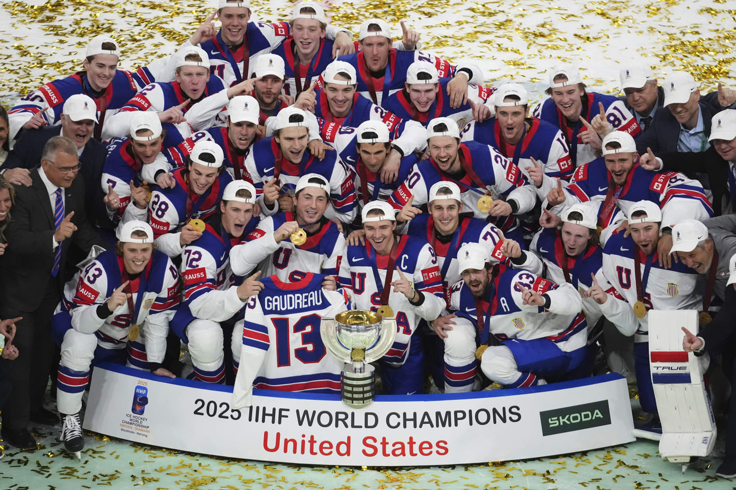 U.S. beats Switzerland 1-0 in overtime for historic hockey world