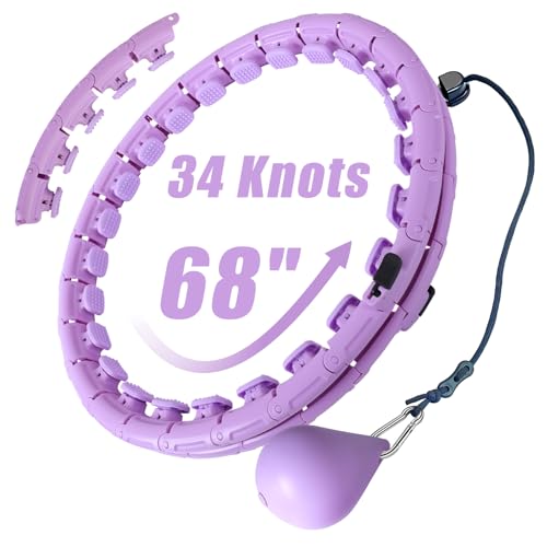 Ourstarry 34 Knots Weighted Workout Hoop