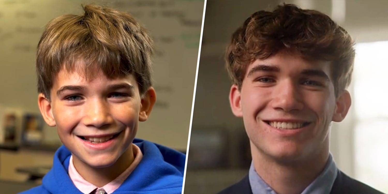High school graduates answer questions from their younger selves
