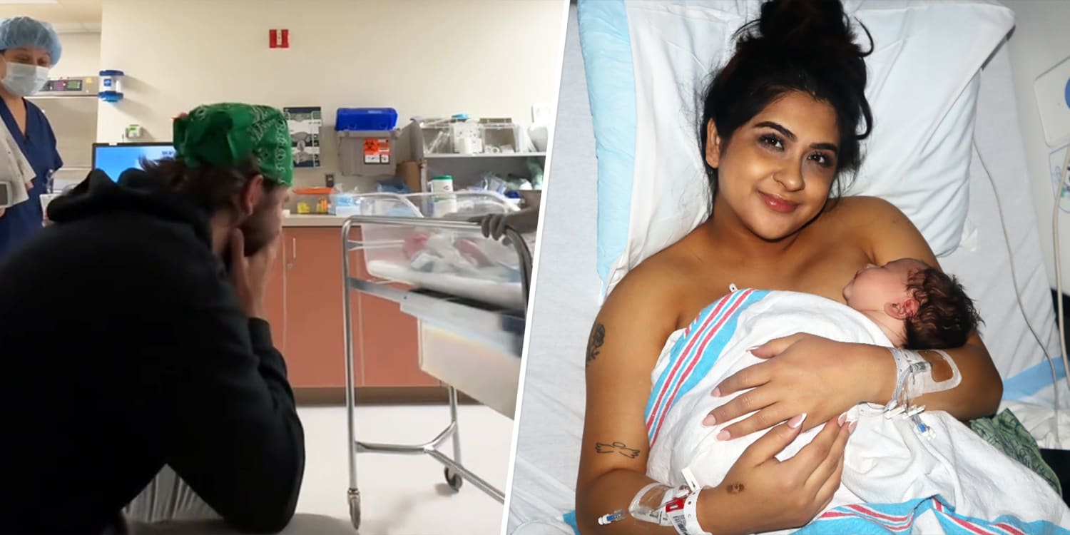 The Camera Was Rolling When This Dad Met His Baby. His First Question Is Breaking Hearts