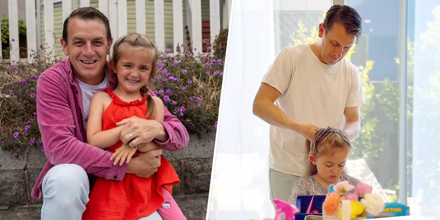 From Braids to Bows, These Dads Love Doing Their Daughters' Hair