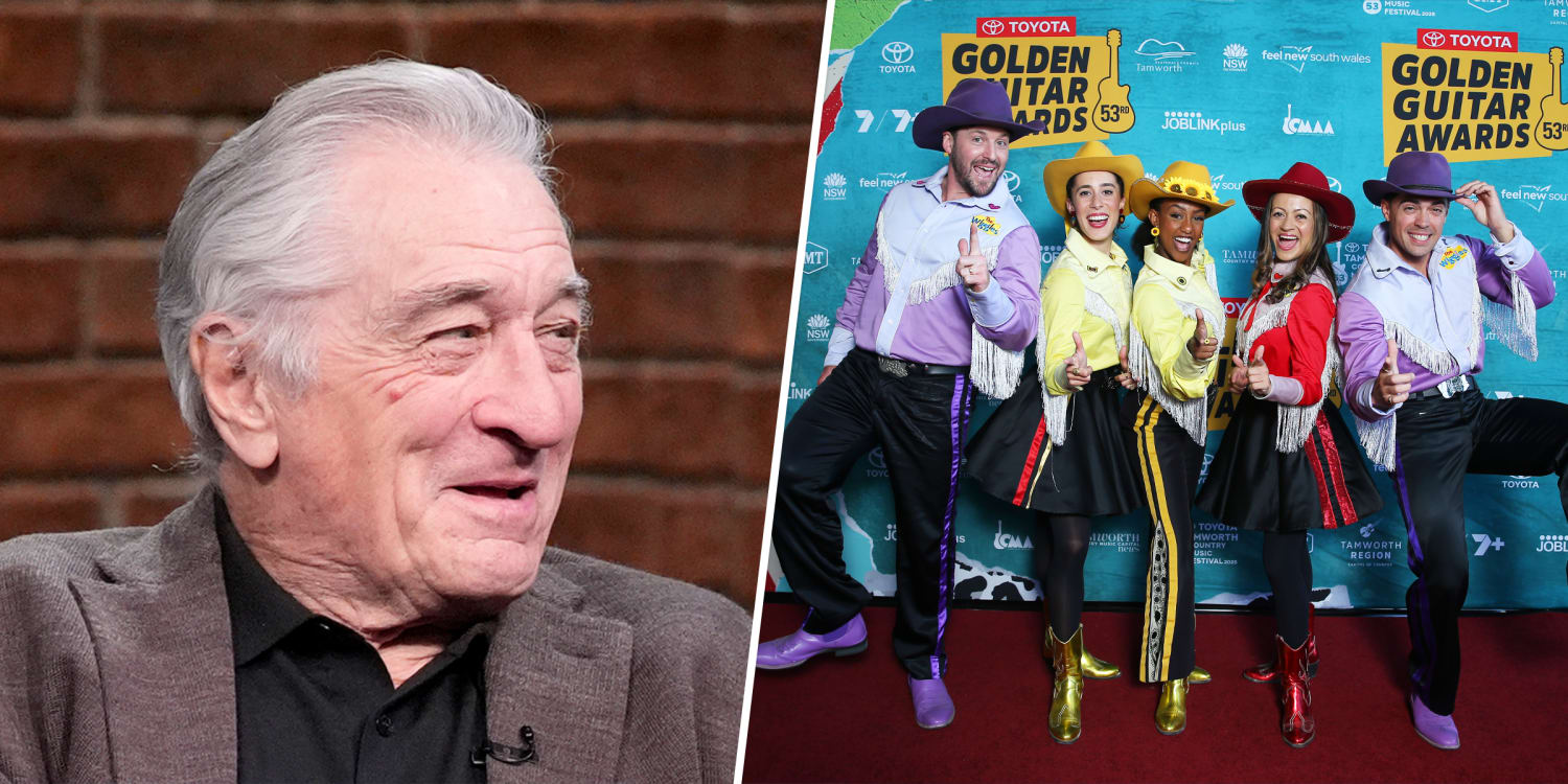Robert De Niro and 2-Year-Old Daughter Meet The Wiggles Backstage