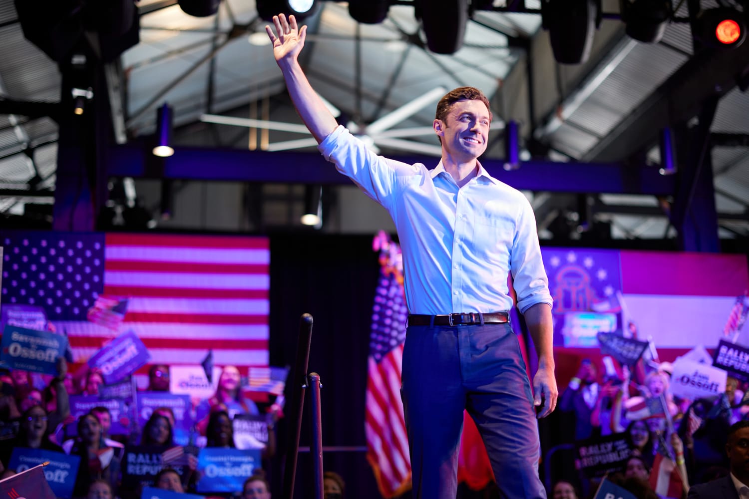 Jon Ossoff, Democrats' most vulnerable senator, sharpens Trump