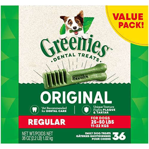 Greenies Original Regular Dental Dog Treats (36-Count)
