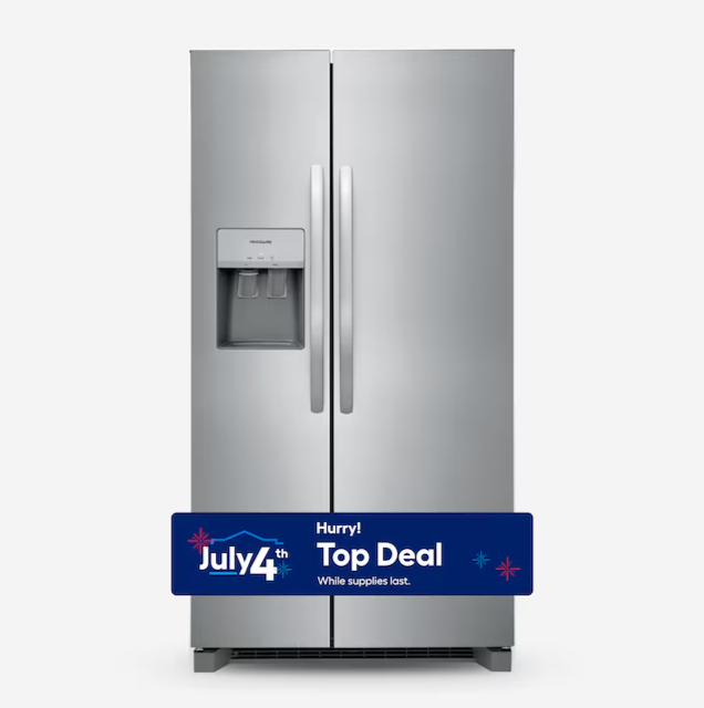 Frigidaire 25.6-Cu. Ft. Refrigerator with Ice Maker, Water and Ice Dispenser