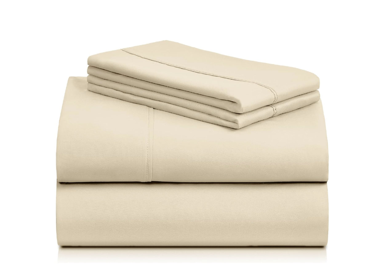 LuxClub 4 PC Queen Sheet Set