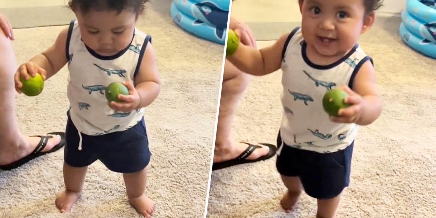 Teaching Your Baby How to Walk? Grab Two Limes 